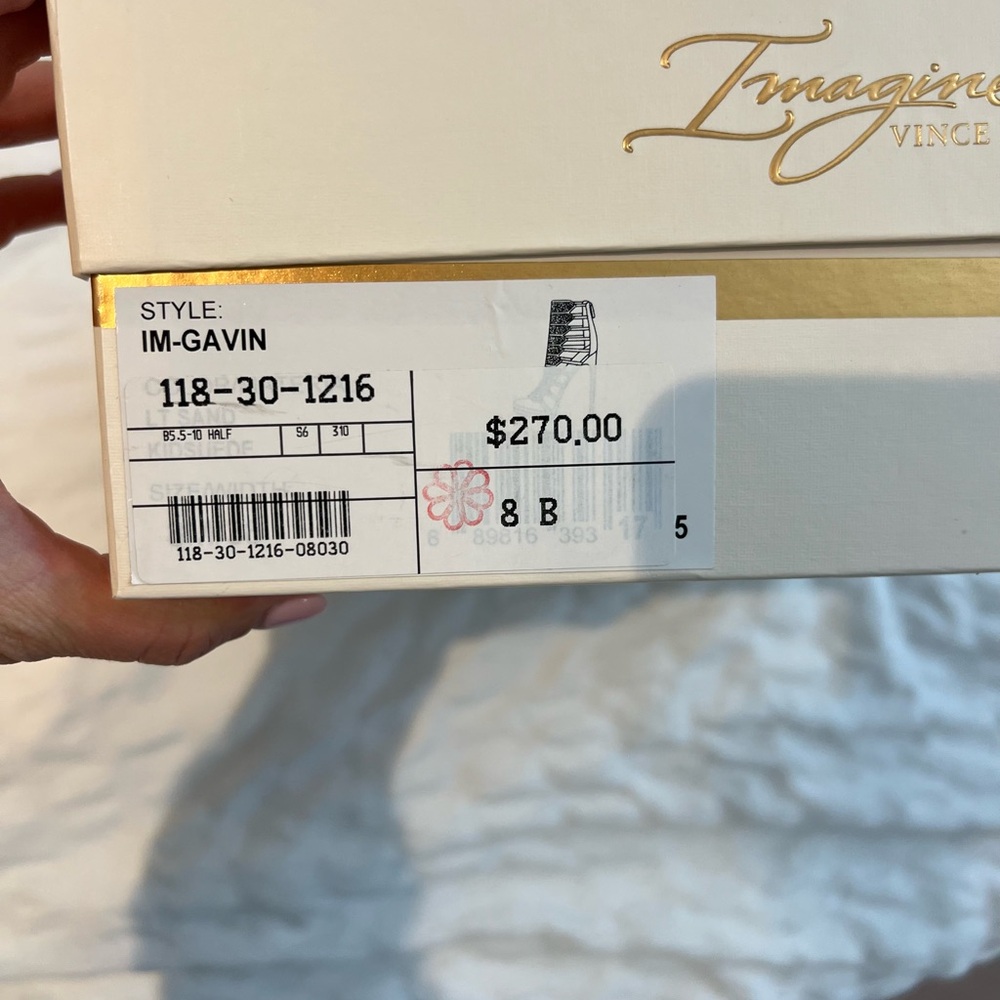 White and Gold Box by Imagine Vince Camuto